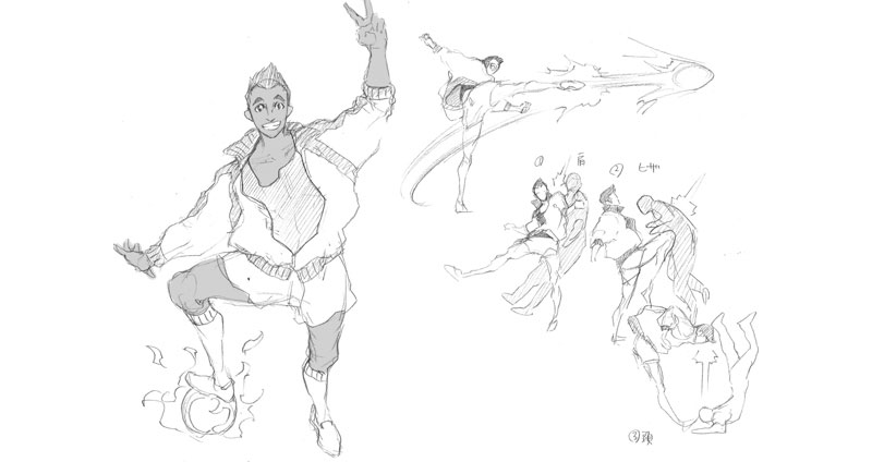 Illustration for article titled Cut Street Fighter V Characters Included "Fighting President" And "Clumsy Cutie"